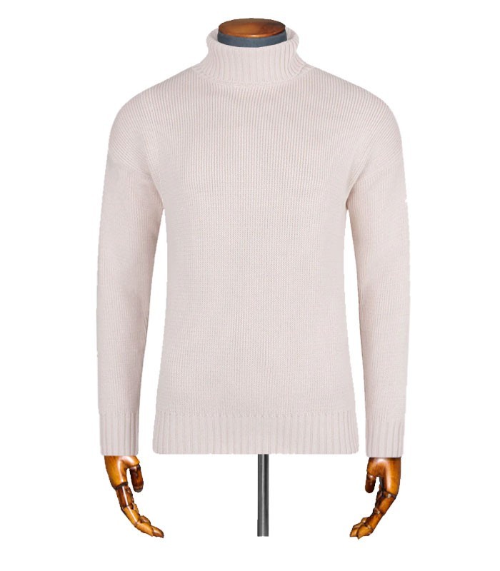 Brigdens Submariner Roll Neck Ecru