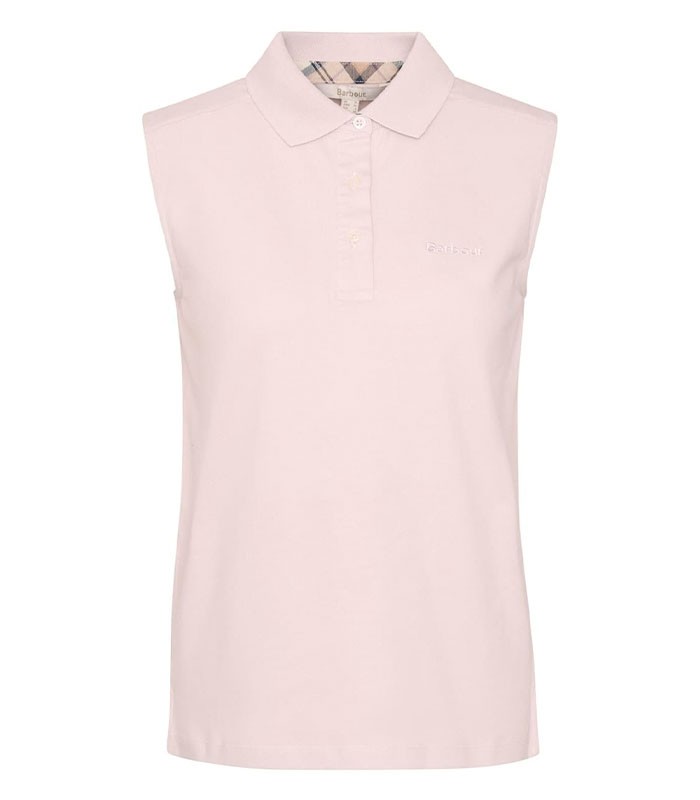 Barbour Ladies Bowford Sleeveless Polo Primrose